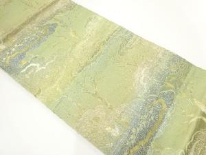 アンティーク　木立模様織出し袋帯（材料）